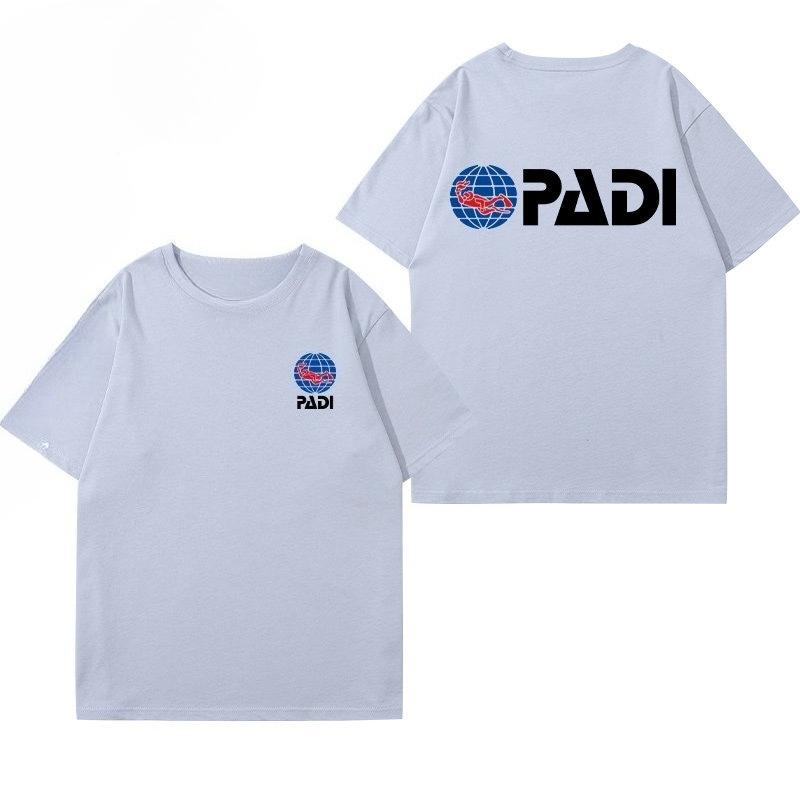 PADI Diving Instructors Cotton Tshirt From CMAS World Diving Association Unisexs Clothing Womens Clothing 2026 Summer T Shirt