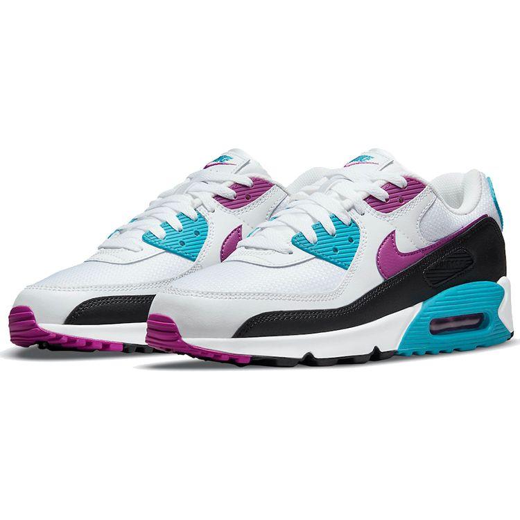 Nike Sneakers Uomo Air Max 90 Premium Blu Laguna Bianco Acquatone Nero DM8318-100