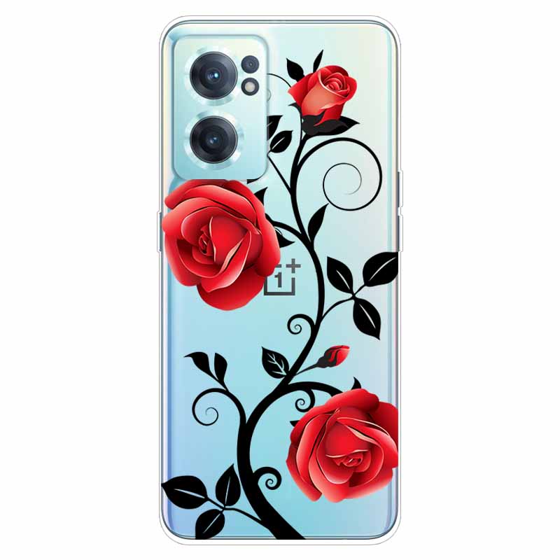 Phone Case For OnePlus Nord CE 2 5G Cover TPU Silicone Soft Cartoon Clear Case for One Plus 10 Pro / CE2 5G Transparent Coque