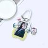 Chic Idol Photo Card Holder with Lanyard SweetHeart Style Family Friend Photo Card Cover Case ID Bus Card Protector