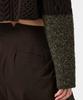 Seutyudiotomboiegseu (W) Cropped Cable Knit Pullover Brown