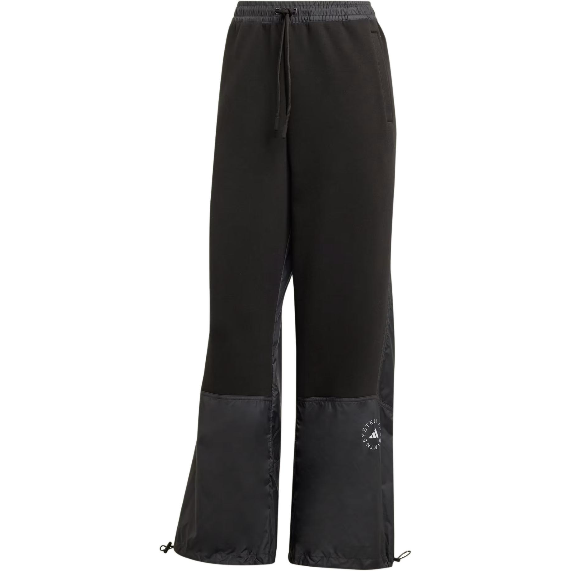 

Adidas Solid Color Letter Logo Mid Waist Casual Pants Women Bottoms Black JG5782 S
