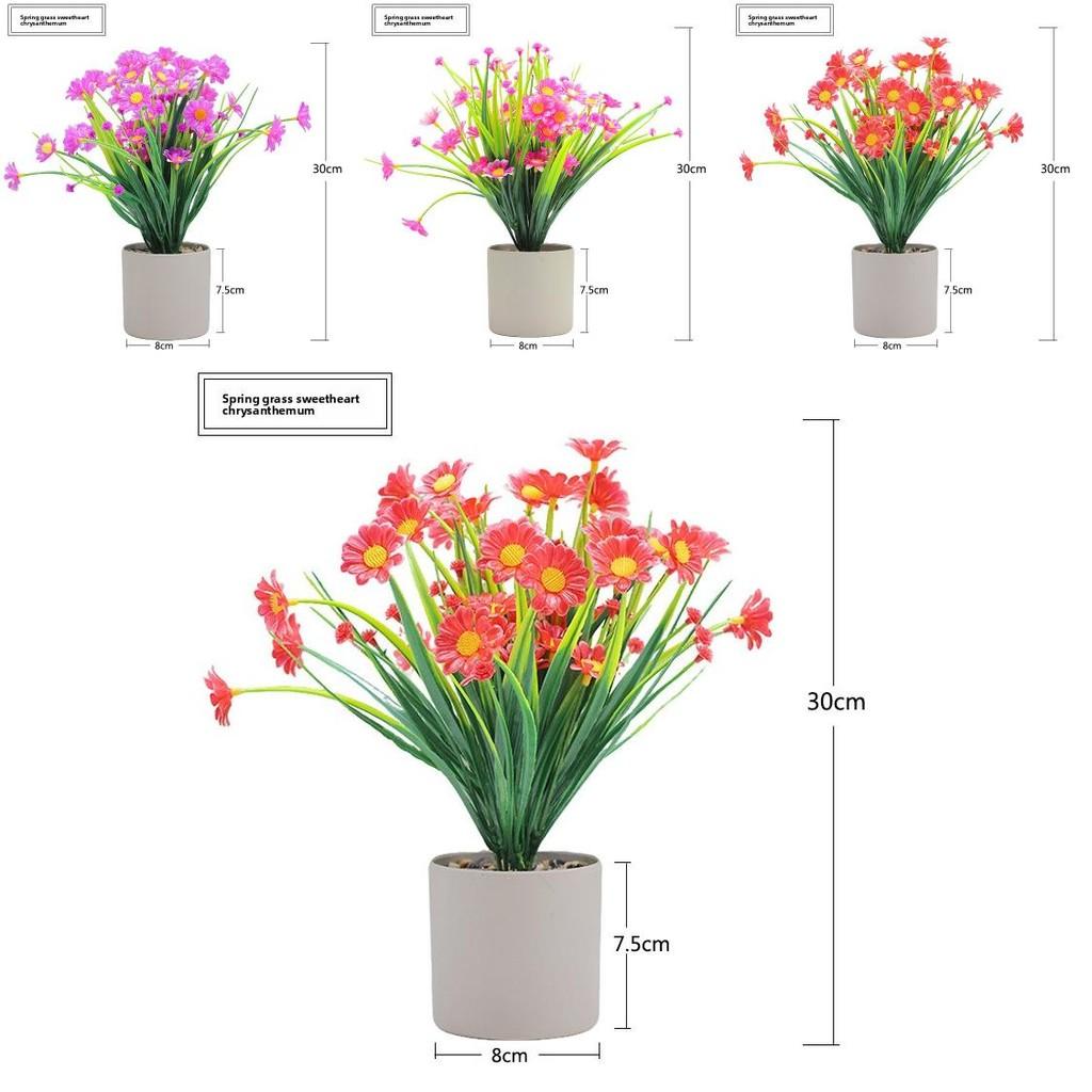 Artificial Plant Decor With Plastic Craft For Home Office And Indoor Spaces
