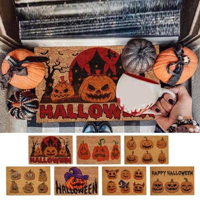 Halloween Waschbare Fußmatte Dekorative Fußmatte Eingangsteppich