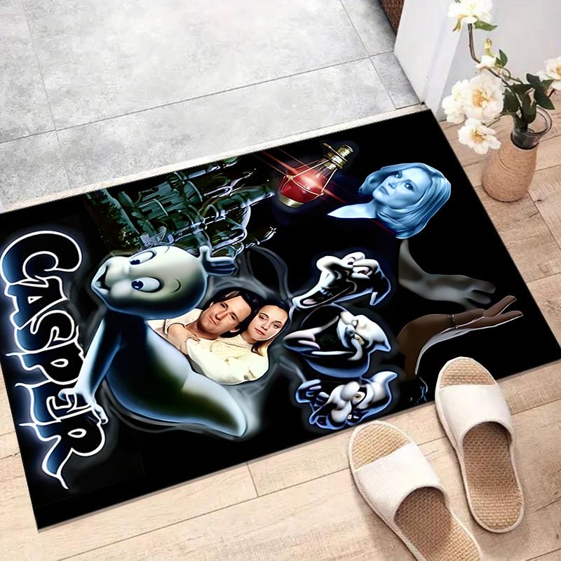1pc Casper1 Design Printed Area Rug Carpet for Bedroom Living Room Home Decor Rugs Mat Non Slip Mat Rug for Bedside