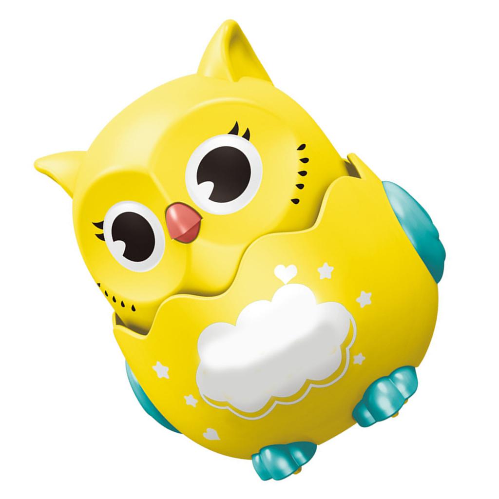 Pull Back Owl Toy Animal Press Control Toy Educational Friction Powered Toy for Girls Boys