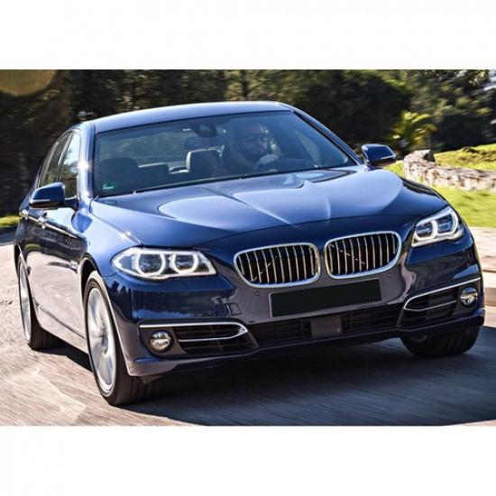 Carbon Fiber Black Rearview Mirror Cover Caps For BMW 2014-2018 F10 F11 5Series