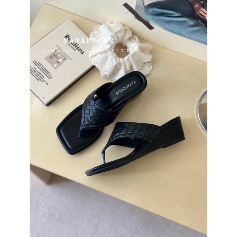 

Wedge heel high heel pinch foot flip-flop shoes women s shoes wear summer silver small sandals platform sandals 39 чорний