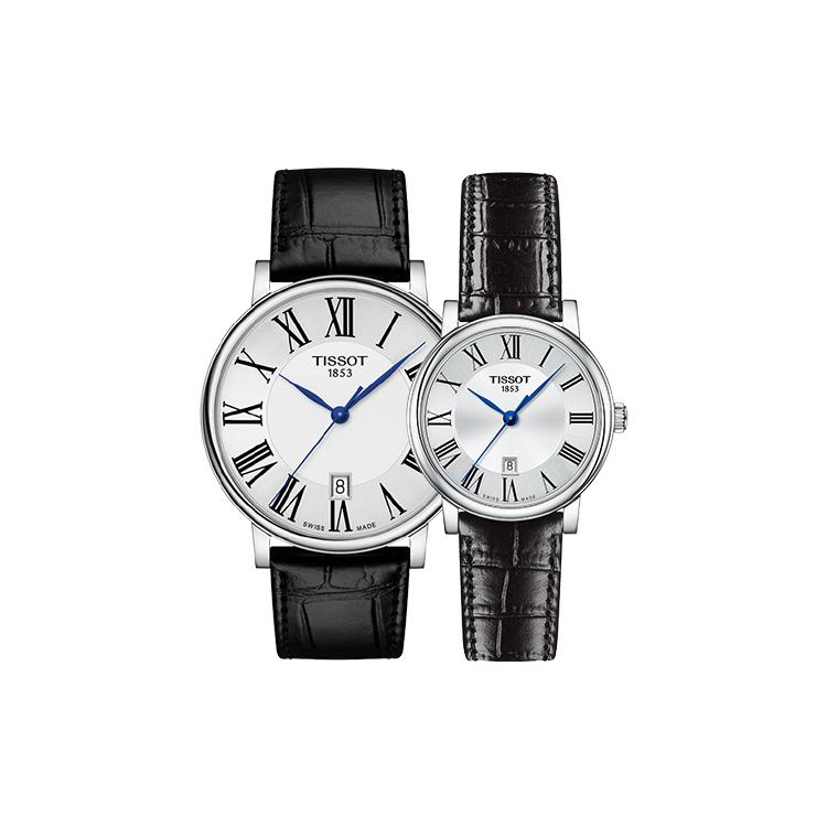 Tissot Kason Zen I Collection Quartz Movement Unisex Watch 40mm Silver Dial T1224101603300+T1222101603300