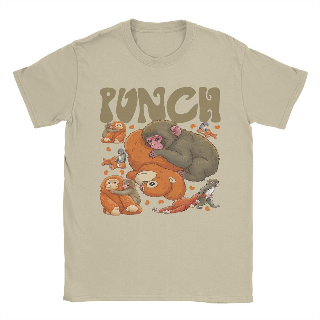 Punch Monkey T Shirt Mens  Pure Cotton Novelty TShirt O Neck  Tees Short Sleeve Clothes Gift