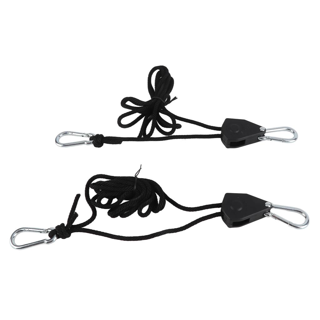 2Pcs Rope Hangers Strong Load Bearing Capacity Lightweight Portable Tent Adjustable Rope Buckle for Outdoor
