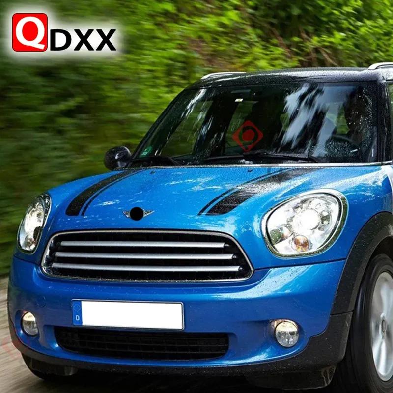 Motorhauben-Aufkleber Motorhauben-Rennstreifen Motorabdeckung Vinyl-Aufkleber für BMW Mini Cooper Countryman R60 Clubman R55 2010-2016