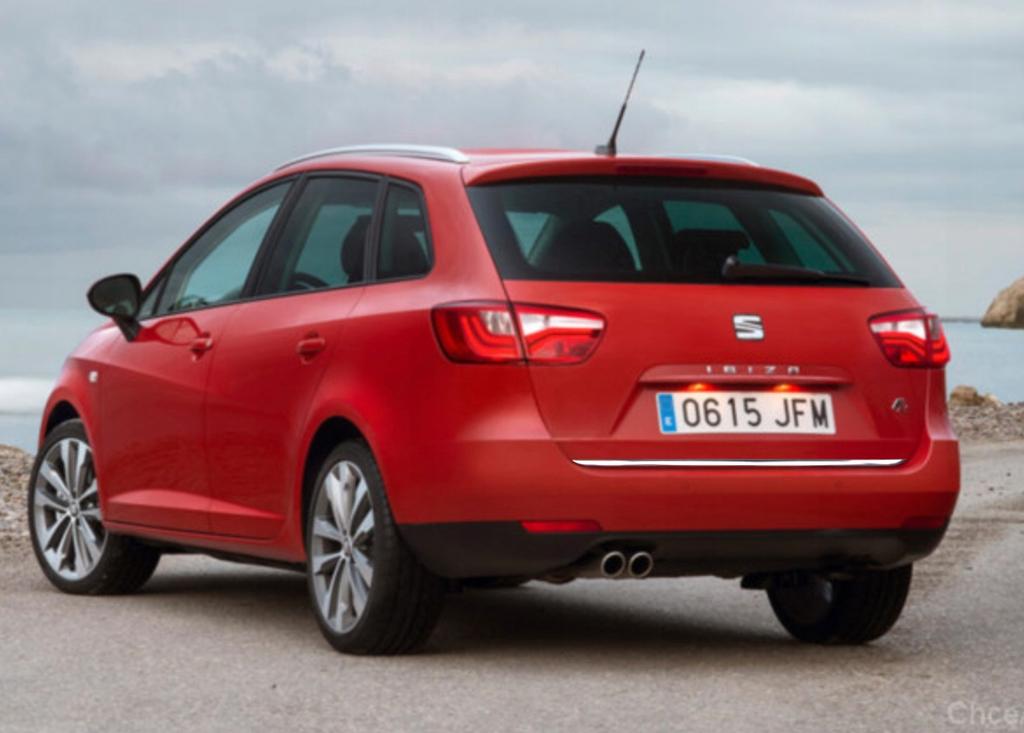 Seat Ibiza 4 Estate Chrome Strip Spoiler Tailgate