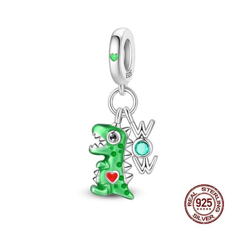 Winter Charms Copper Elk Bear Santa Claus Charms Beads Fit Original Bracelets For Women Diy Festival Jewelry Gifts