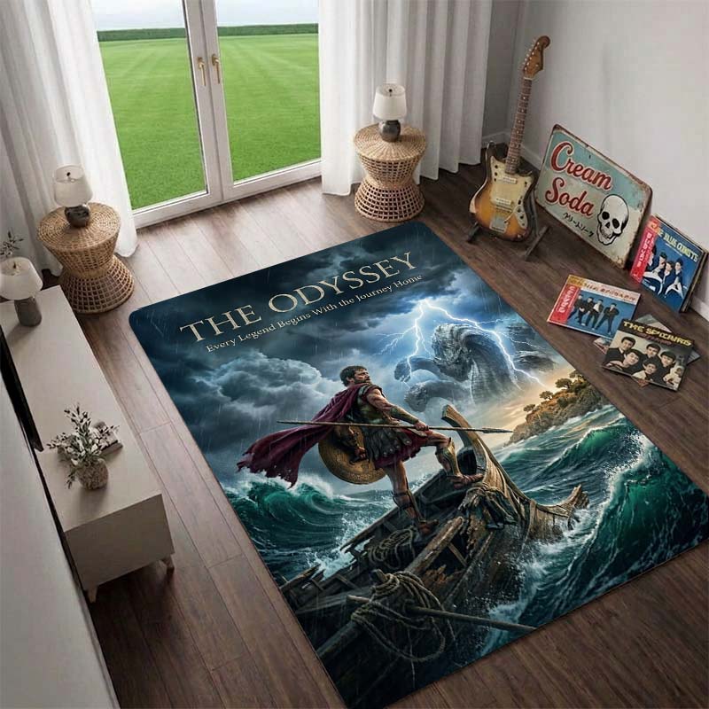 Die Odyssee MOVIE Rug, Floor Mat for Computer Chair, Doormat,Living Room Rug, Bedside Carpet