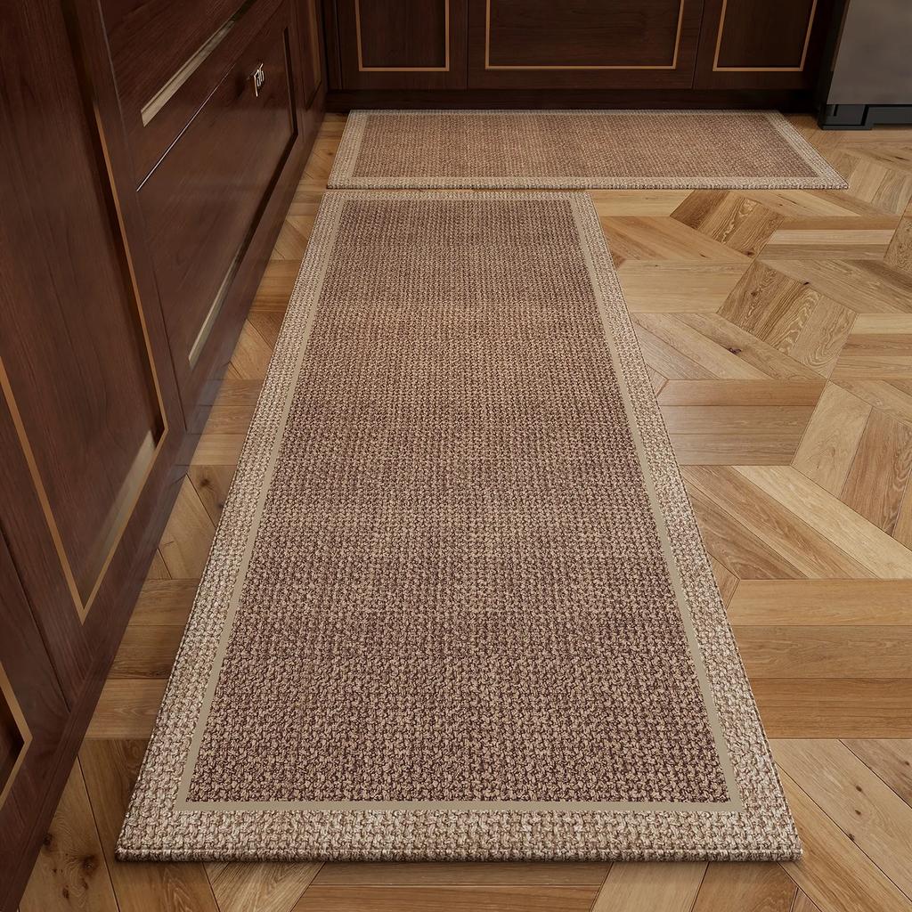 Koberček do kuchyne Behúň Protišmyková podložka na podlahu Dlhé koberce Elegantný minimalistický štýl Dekoračné koberce do domácnosti