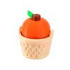 3D Printed Fruit Fidget Clicker Toy, Cute Press Button Sensory Toy, Miniature Fruit Basket Stress Relief Toy for Office Desk