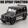 Large 1/18 Sacle Benz G800 Off Road SUV Alloy Metal Diecast Model Car Sound & Light Collectibles Ornaments Birthday Gift Friend