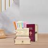 Wooden Bible Verses Box with 96 Prayer Cards Inspirational Scriptures Box Portable Bible Verse Cards Box for Home Gathering Gift