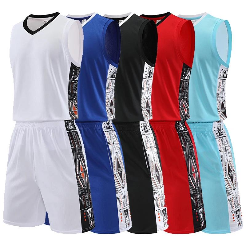 Men Football Basketball Jerseys Fitness Sport Tracksuit Marathon Athletic Jogging Training Sportswear Suit