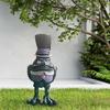 Cartoon Crow Statue, Painted Resin Ornament Bird Sculpture for Hall Party Decoration