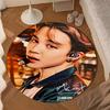 K-pop Music Group Round Rug for Livingroom,Bedroom, Palyroom, Chair Rug, Area Rug, Circle Carpet, Large Size Fan Christmas Gift