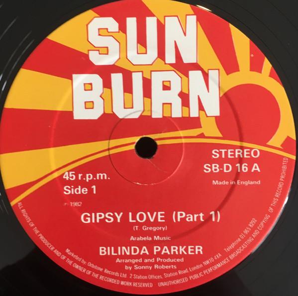 

12inch Record BELINDA PARKER - Gipsy Love SBD16 Sun Burn 1982 UK Latin Used