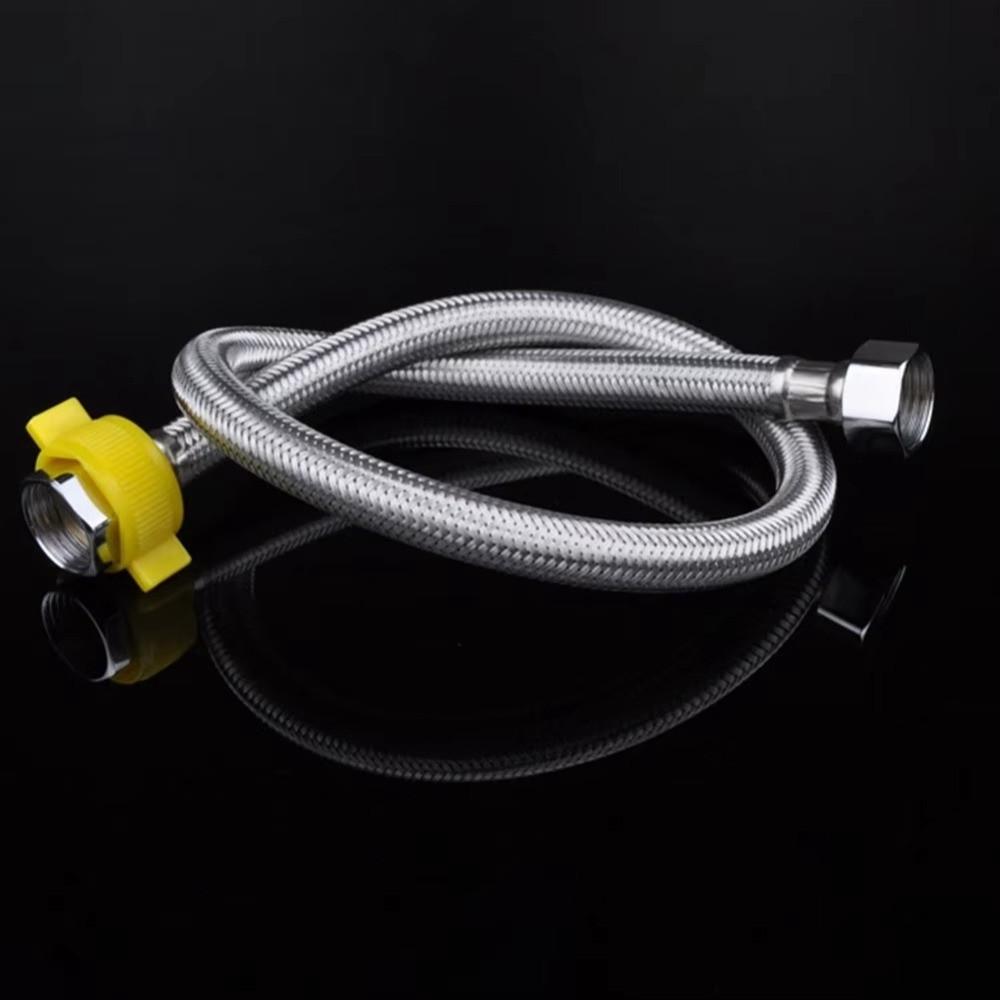 30-200cm Explosionssicherer Schlauch 1/2 Zoll Wasserhahn Wasserrohr Küche Badezimmer Waschmaschine