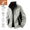 DELHUI Men's Windproof Stand Collar Casual Jacket