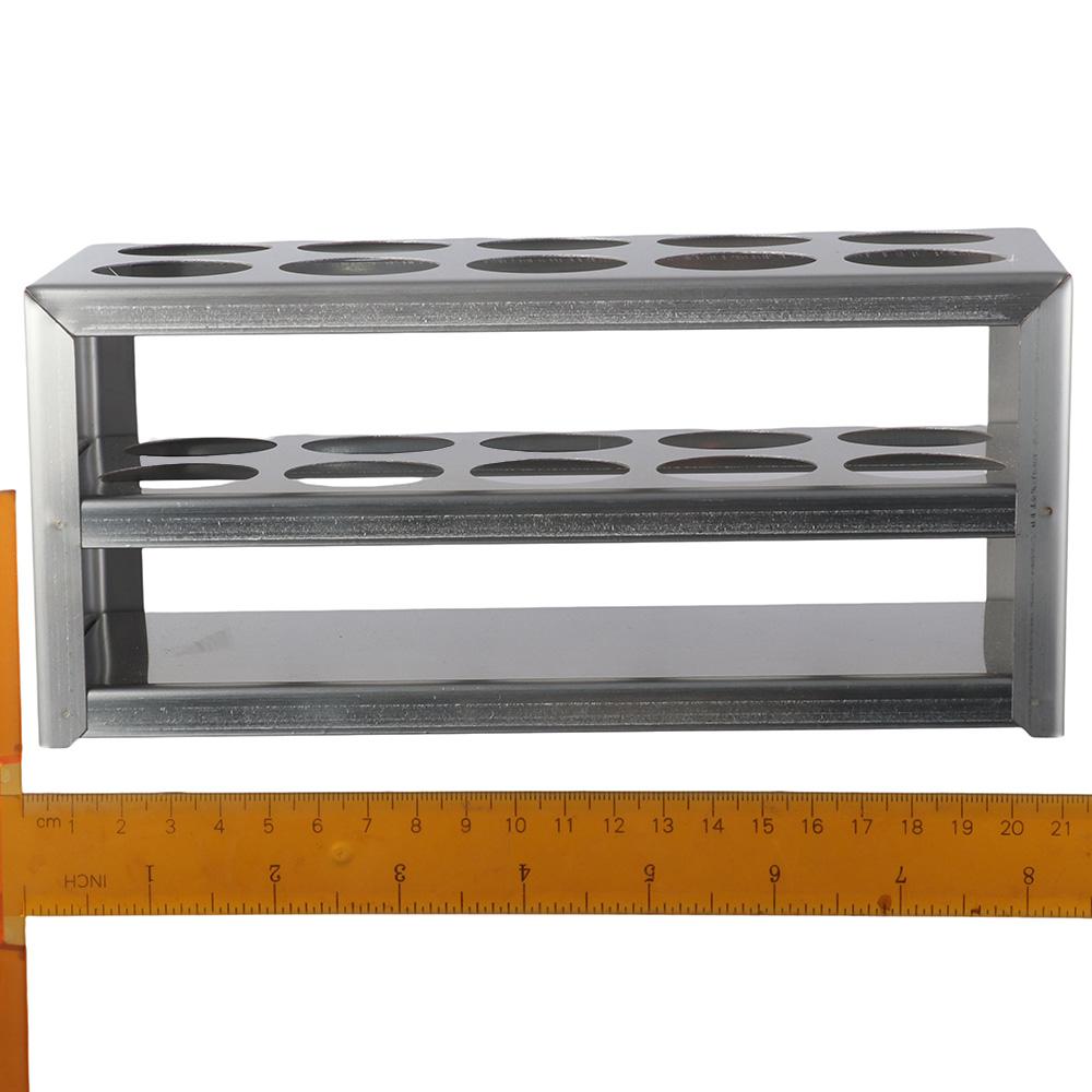 3 Layer Test Tube Holder 10 Hole Lab Stand Rack Durable   for 26-29.5mm Tubes