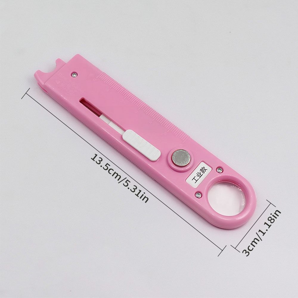 Hand Anti-prick Wire With Scale&Magnifying Glass One-second Threading Tools Needle Threader Magnetic Absorption