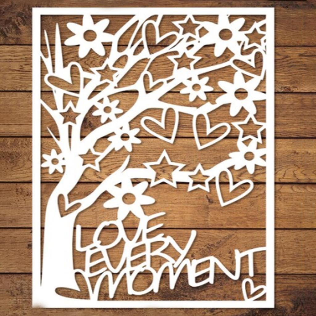 Metal Die Cuts Tree Frame Embossing Stencil Cutting Dies for Card Making Scrapbooking Paper Craft DIY Template Handmade