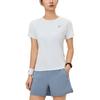 Asics Moisture Wicking Quick Dry Reflective Comfortable Breathable Running Short Sleeve T-Shirt Women Tops 2032D504-400