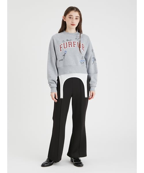 Furfur TAPPEI Collaboration Tattoo Skin Pull RWCT244090 GRY Women's