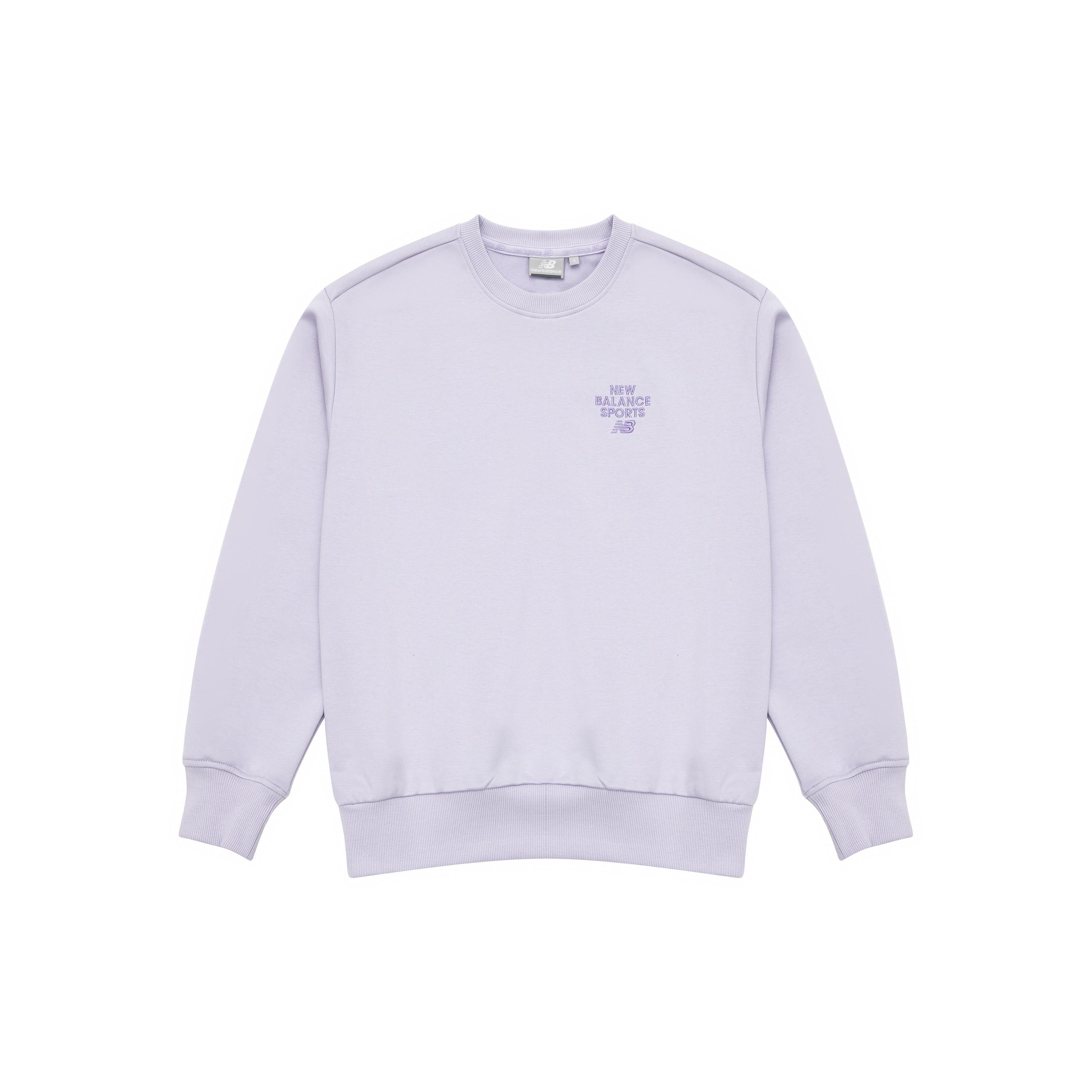 New Balance Logo Print Pullover Asia Sizing  Purple  Unisex 5CD12152-DV XL