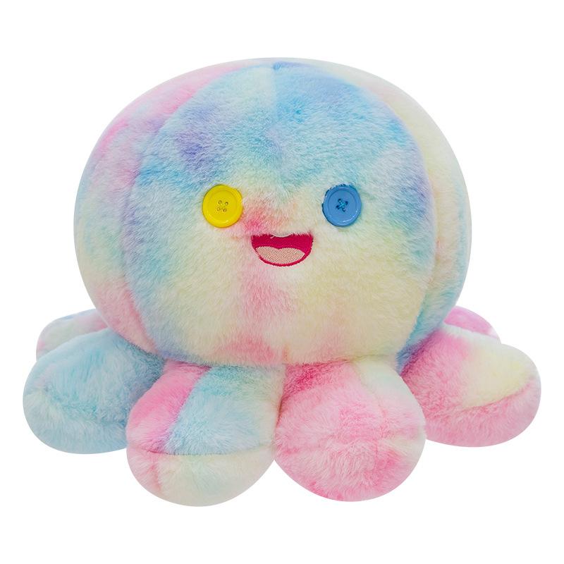 Creative Cute Funny Octopus Hug Doll Doll Turn Face Change Plush Toy Doll Girl Tutu Hug Pillow