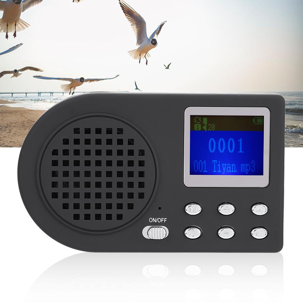 Portable Bird Hunting Lure MP3 Birds Sound Player Animal Speaker Singing Device Amplifier