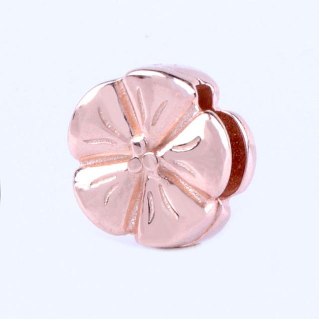 2022 New Rose Gold Reflections Clip Beads Charms Star Fish Love Diy Fit Original Fashion Women Bracelet Diy Accessories