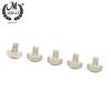 M MBAT 5Pcs Trumpet Repair Replacement Parts Metal Silver Trumpet Slide Finger Ring Screws Brass Musical Instrument Accessories