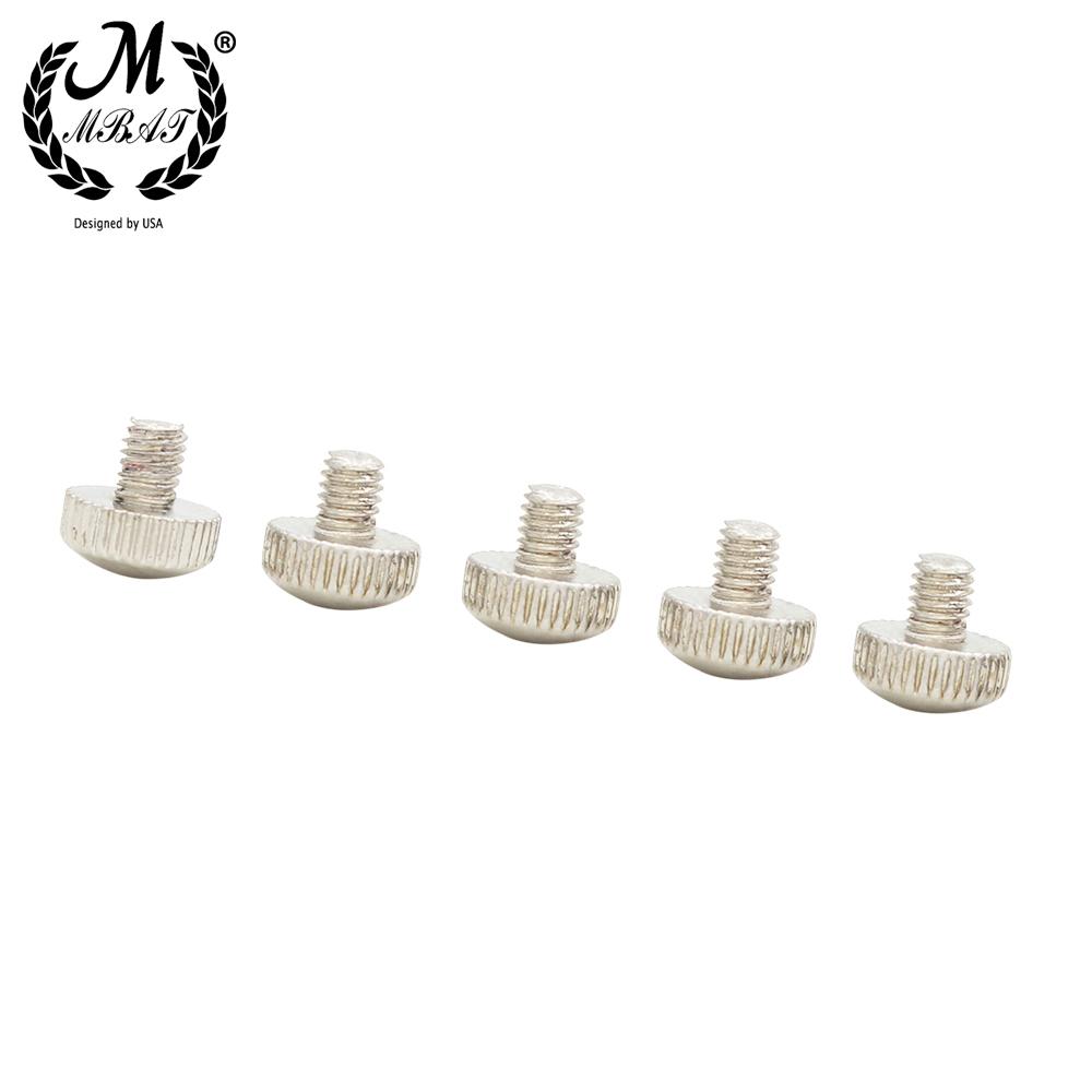 M MBAT 5Pcs Trumpet Repair Replacement Parts Metal Silver Trumpet Slide Finger Ring Screws Brass Musical Instrument Accessories
