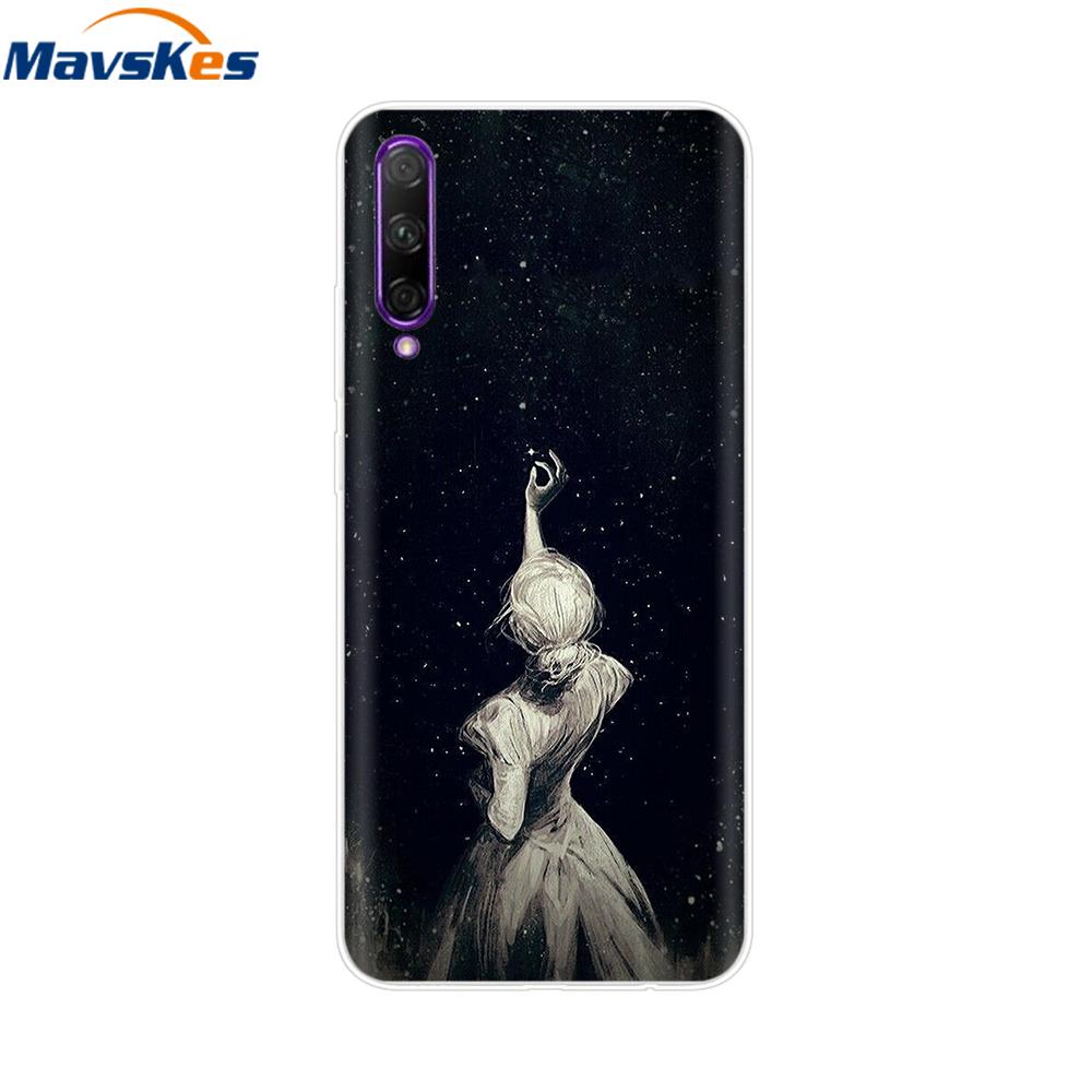 For Huawei P Smart Pro Case Cute Candy Painted Cover Soft Silicone Phone Case For Huawei P Smart Pro 2019 Cover Coque Bumper