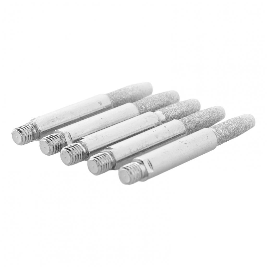 50mm Chain Sharpening Jig 5pcs Silver Wear Resistance