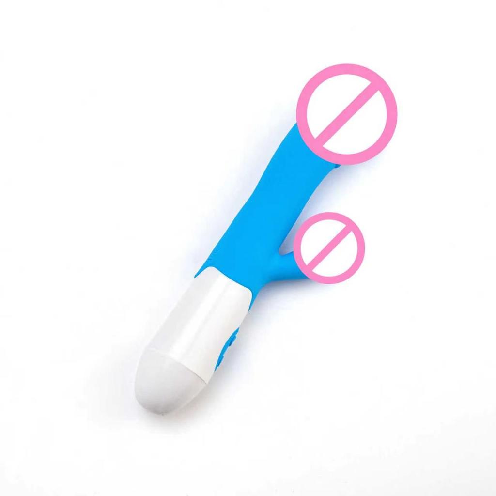 30 Frequency Vibrator Waterproof Dildo Clit Stimulator With Soft Flexible Silicone Quiet Operation Vibrator Sex Toy for Women