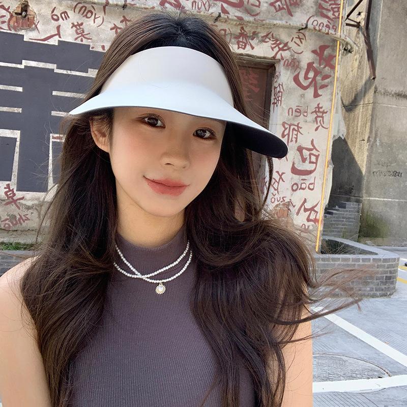 New Summer Air Top  No Sense Free Integrated Sun Protection Hat Ultra Light Brim  Sun Protection  UV Sun Protection Hat