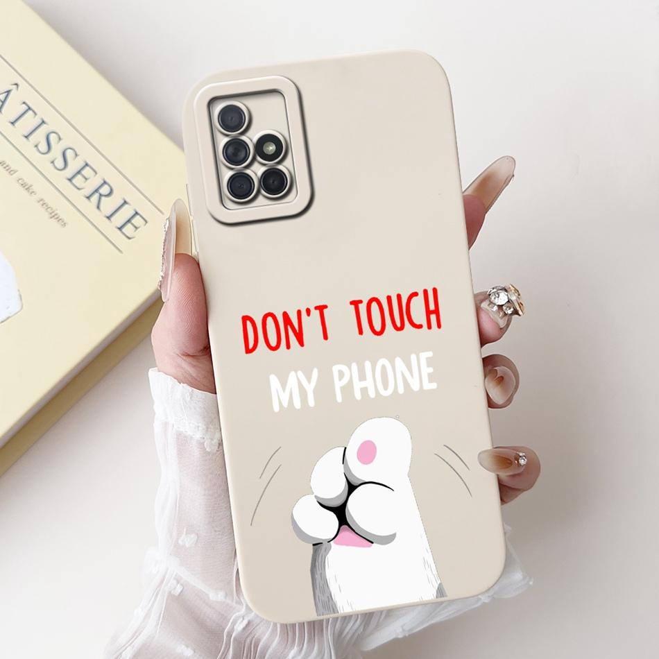 

For Samsung Galaxy A71 Cute Panda Cat Cartoon Phone Case For Samsung A71 4G SM-A715F Soft Silicone Shockproof Cases Samsung A71