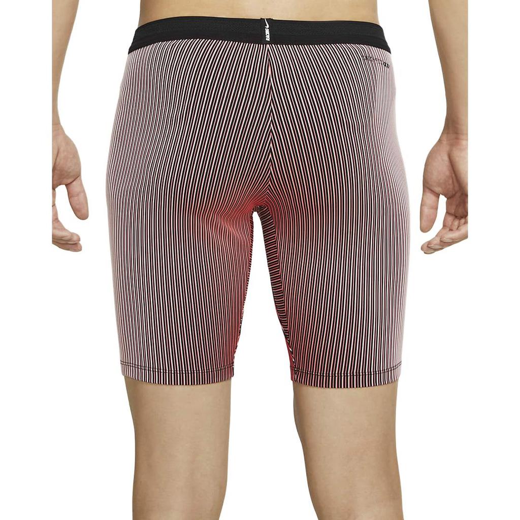 Nike Striped Breathable Running Sports Fitness Athletic Training Shorts Men Bottoms Bright-Deep-Red DA1430-014