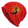 Custom Southwest Tribal Native American Kokopelli Skullies Beanies Caps Streetwear Winter Warm Knit Hat Adult Unisex Bonnet Hats