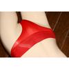 Qinghe Oil-shiny Ultra-thin Women's Underwear Oil-shiny Mid-waist Briefs Women's Sexy Transparent Jj Set Stockings Men's Underwear