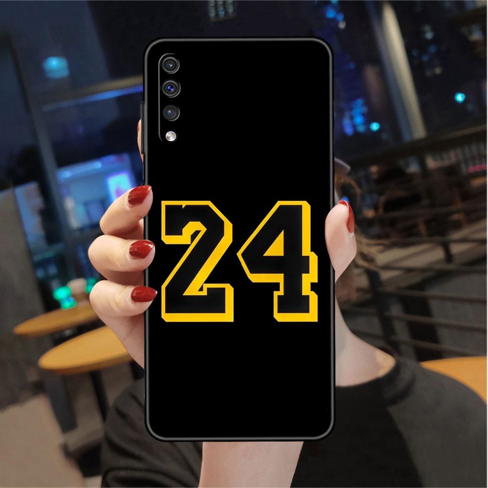 Coque pour Samsung Galaxy A50 A70 A30 A20s A20e A10 A40 A10s A10e M52 M51 M31 M30s M21 Noir Housse de téléphone Numéro porte-bonheur