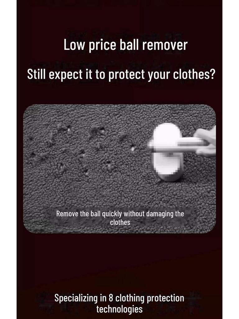 KC Certified Dual-Head Hairball Trimmer: Fast & Gentle Home Hair Remover